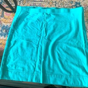 Turquoise mini skirt H&M
